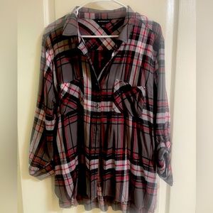 Rock & Republic women’s striped button down shirt in XXL NWOT
